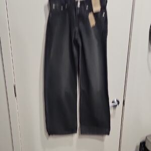 Levi's Super Low Loose Black Jeans — Wide-Leg 27x32